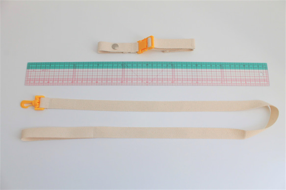 ( 'ω'o[ 一升餅 ベビーリュック　フリルストライプ ]o 8枚目の画像