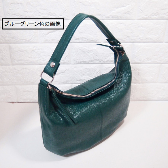 ★手工製作★日本製造★柔軟真皮★兩用單肩包★黑色★圓形★超輕★ 第13張的照片