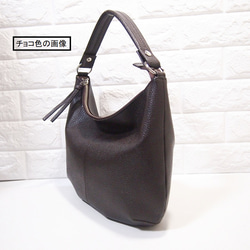 ★手工製作★日本製造★柔軟真皮★兩用單肩包★黑色★圓形★超輕★ 第12張的照片