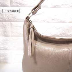 ★手工製作★日本製造★柔軟真皮★兩用單肩包★黑色★圓形★超輕★ 第9張的照片