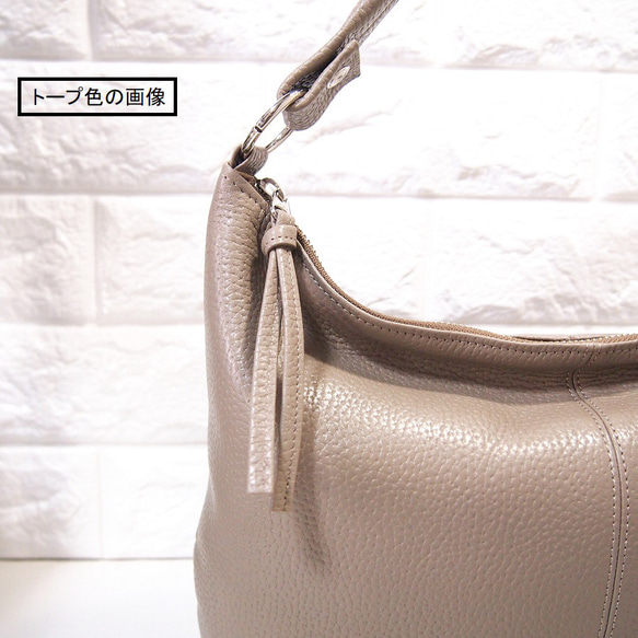 ★手工製作★日本製造★柔軟真皮★兩用單肩包★黑色★圓形★超輕★ 第9張的照片