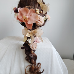 ブラウン 茶色 ヘッドドレス ヘアアクセサリー フラワー 布花 髪飾り Amazon.co.jp: Bud Flower バドフラワー 髪飾り 成人式 卒業式