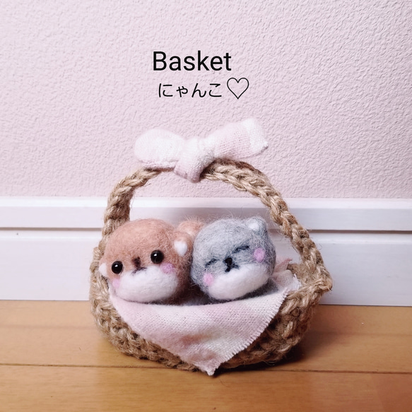 ＊にゃんこ＊BASKET ＊ 1枚目の画像