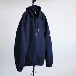 オーバーシルエットスウェットパーカー / ruokala lokki / navy 7枚目の画像