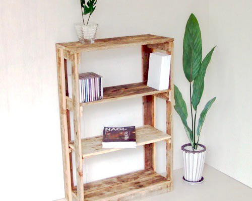 リサイクルウッド☆オープンシェルフ RW0065 棚・シェルフ