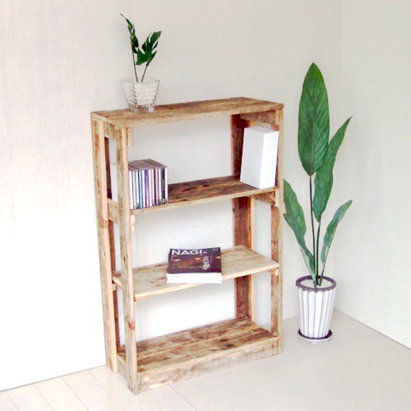 リサイクルウッド☆オープンシェルフ RW0065 棚・シェルフ・ラック