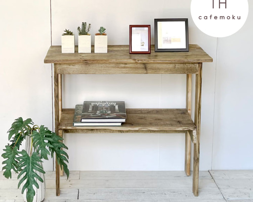 【ぱんだこ】リサイクルウッド　コンソールテーブル リサイクルウッド☆コンソールテーブル 2 RW0068 サイドテーブル