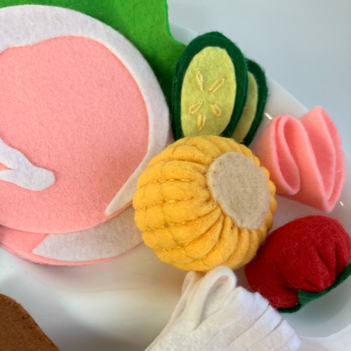 23 フェルトままごとお子様ランチオーダーページ