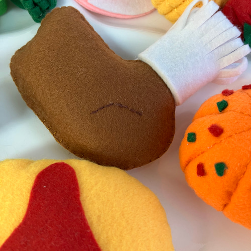 フェルト ままごと お子様ランチ♡ おもちゃ・人形 SARA 通販 4221643