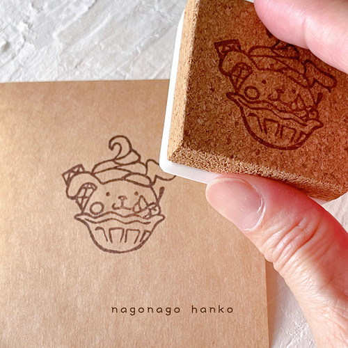 ひゃっこぃうさぎの消しゴムはんこ はんこ・スタンプ なごなご 通販