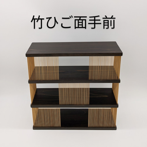 古家具◾️竹バンブー×木製フレーム 折り畳み可能 コーナーラック 飾り棚 /飾り台 楽天市場】コーナーラック（素材（インテリア）竹）の通販