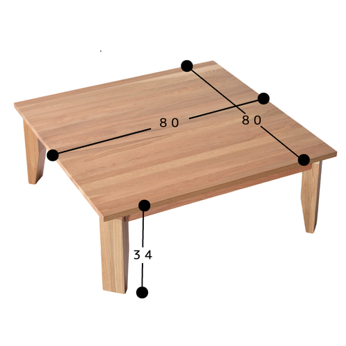 送料無料【総無垢】 ローテーブル80 折りたたみ ウォールナット 大川