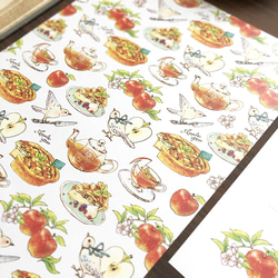 Letterset "ApplePie" レターセット 紅茶＆アップルパイ 3枚目の画像