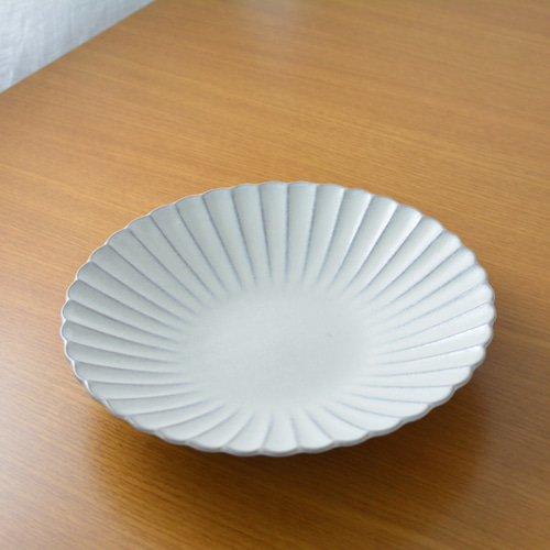 瀬戸焼 Hana 花皿L ぎんはく パスタプレート／麺皿／0288148 大皿