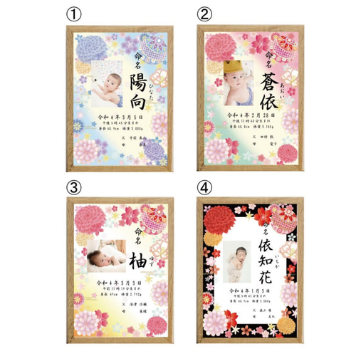 煮込み様用【再開特別価格30%OFF❀】水彩 オーダーデザイン 彩りポエム命名書 楽天市場】命名 書 オーダーの通販