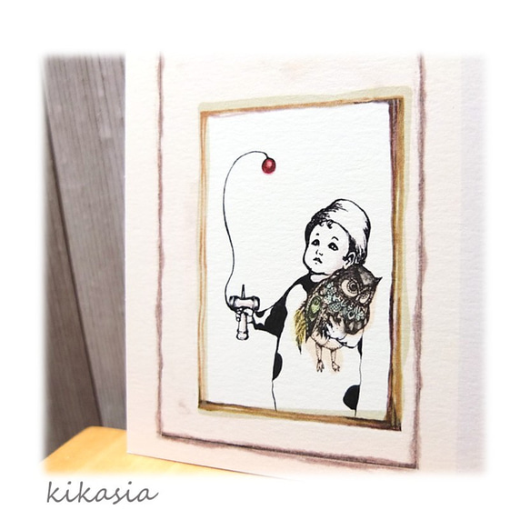 【遊ぶ子】ポストカード2枚入 2枚目の画像