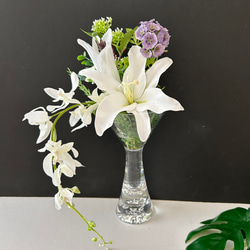 ユリ　チューリップ　菜の花　アメリカンフラワー　ディップフラワー ユリチューリップ菜の花アメリカンフラワーディップフラワー