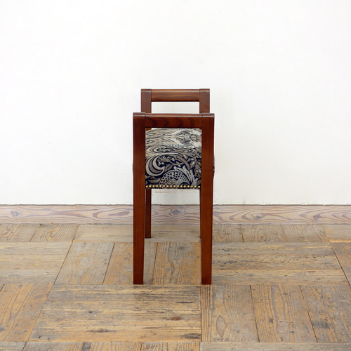 玄関スツール ダブルアーム (BR× William Morris ピーコックドラゴン_