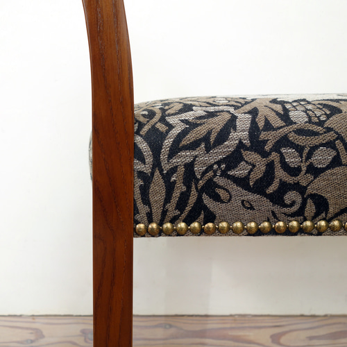 玄関スツール ダブルアーム (BR× William Morris ピーコックドラゴン_