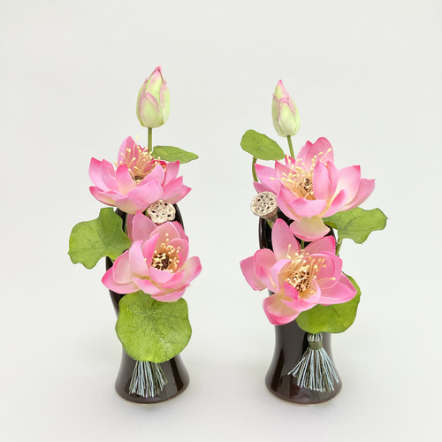 ♛* リピート販売 ♬人気の 蓮の仏花 ♧１対２個セット♡* ♛* リピート販売 ♬人気の 蓮の仏花 ♧1対2個セット♡*