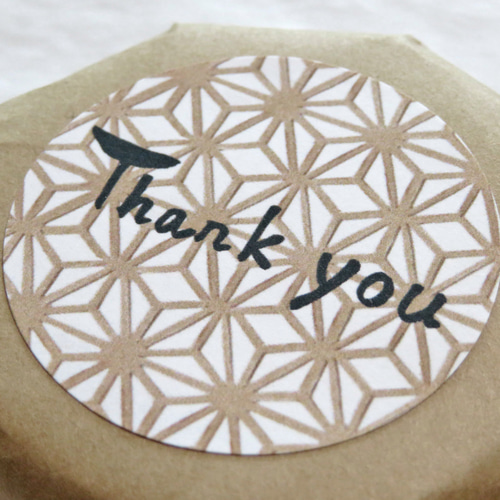 No.265【夏のプチお中元シール・明かり和柄】 サンキューシール