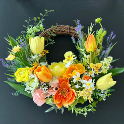 Square wreath プリザーブドフラワー Atelier Kamiyu 通販 4278296