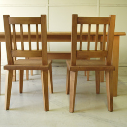 ダイニングテーブル 無垢板 ウォルナット色 モミの木 04 宮崎 無垢家具 モミの木家具 10枚目の画像