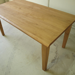 ダイニングテーブル 無垢板 ウォルナット色 モミの木 04 宮崎 無垢家具 モミの木家具 7枚目の画像