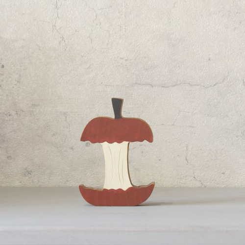 ジャックフルーツとリンゴの木製置物 ジャックフルーツとリンゴの木製置物