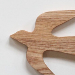 【送料無料】つばめ オーナメント 木製 ウォールデコ 壁面 北欧 インテリア 鳥 ツバメ 燕 おしゃれ  無垢 10枚目の画像