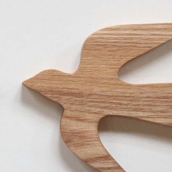 【送料無料】つばめ オーナメント 木製 ウォールデコ 壁面 北欧 インテリア 鳥 ツバメ 燕 おしゃれ  無垢 10枚目の画像