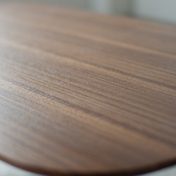 チーク材のローテーブル［2サイズ 90cm 120cm] 高さも選べます。セミオーダー 天然突板 日本製 6枚目の画像
