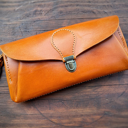 受注製作（納期約1.5〜2ヶ月）】 栃木レザー＊長財布 「series