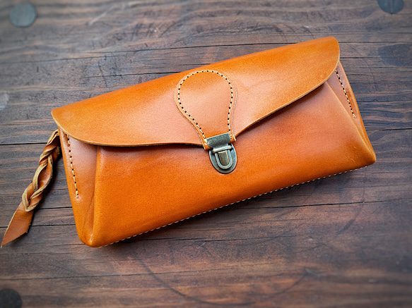 受注製作（納期約1.5〜2ヶ月）】 栃木レザー＊長財布 「series