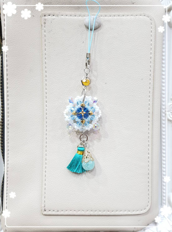【手作．狂想】9月新品 ~~~ 蕾絲晶菱墬   DIY表格式串珠材料包 第2張的照片