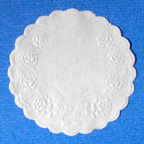 100mm アメリカレースペーパー ローズリボン（12枚）DA-LPN009 4枚目の画像