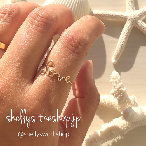 名前入りリング オーダーリング ネームリング イニシャルリング