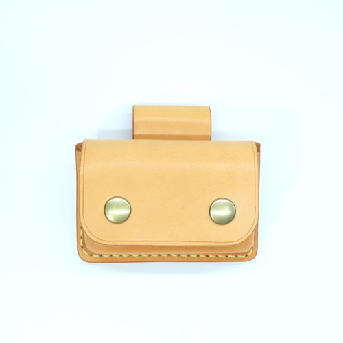 牛ヌメ革・ベルトポーチ型スマートキーケース（手縫い） キーケース