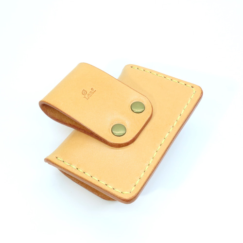 牛ヌメ革・ベルトポーチ型スマートキーケース（手縫い） キーケース