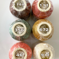 お好きな色3点で✳︎ オヤ 糸 oya yarn altin basak トルコ 伝統手芸 イーネ トゥ 送料220円 5枚目の画像