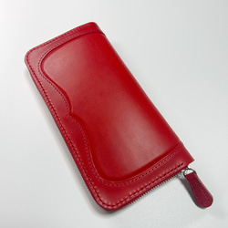 ホーウィン社 クロムエクセルレザー バーガンディ ラウンド