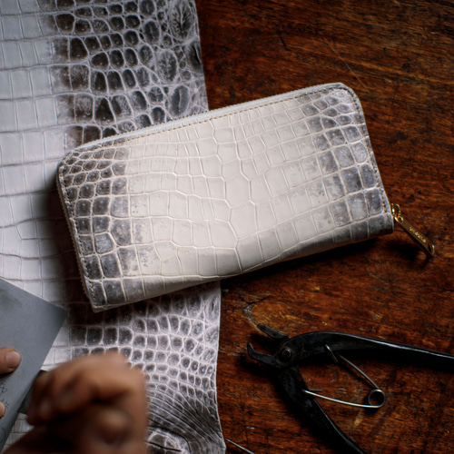 ヒマラヤクロコダイル レザー長財布 カード20枚入 ヒマラヤクロコダイル レザー長財布 カード20枚入 ヒマラヤ
