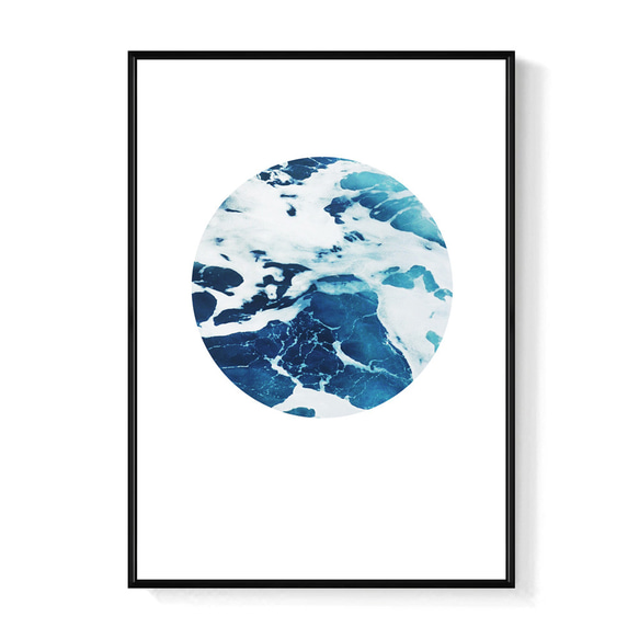 パイナップル絵画セレクション – 海の輪 30x40cm 北欧 / イラスト / 写真 / 装飾画 / 模写 / 絵画 1枚目の画像