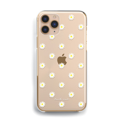 Daisy＊ クリアケース　iPhoneケース　iPhone14pro iPhone13pro　Xperia 他機種対応 1枚目の画像