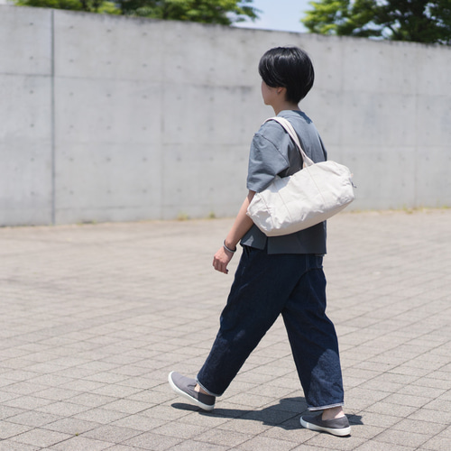 帆布のボストンバッグS 生成り ボストンバッグ Fuku 通販