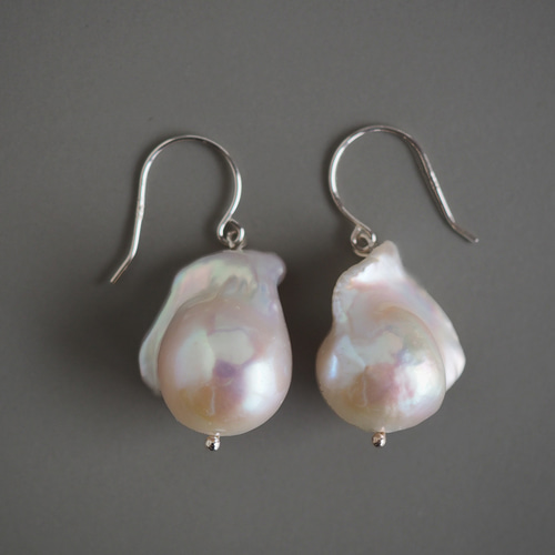 silver925 バロック　フックピアス Silver925 バロックパールのピアス ピアス（フック・チェーン） Boite