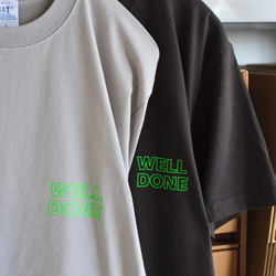 【NEW】オーバーシルエット半袖Tシャツ / WELL DONE / スミクロ / unisex 6枚目の画像