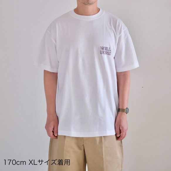 【NEW】オーバーシルエット半袖Tシャツ / WELL DONE / スミクロ / unisex 9枚目の画像