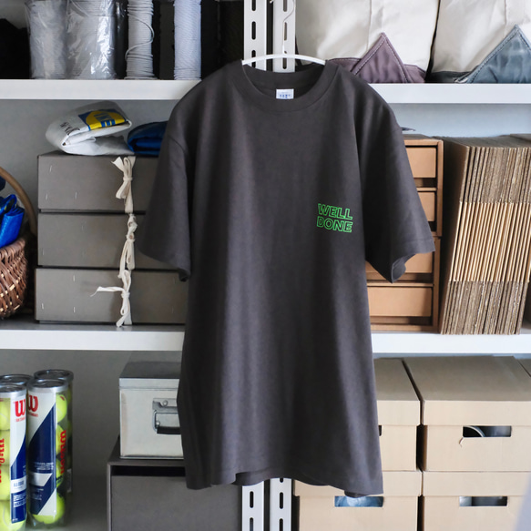 【NEW】オーバーシルエット半袖Tシャツ / WELL DONE / スミクロ / unisex 1枚目の画像