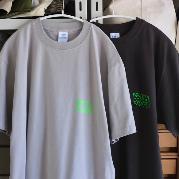 【NEW】オーバーシルエット半袖Tシャツ / WELL DONE / スミクロ / unisex 5枚目の画像